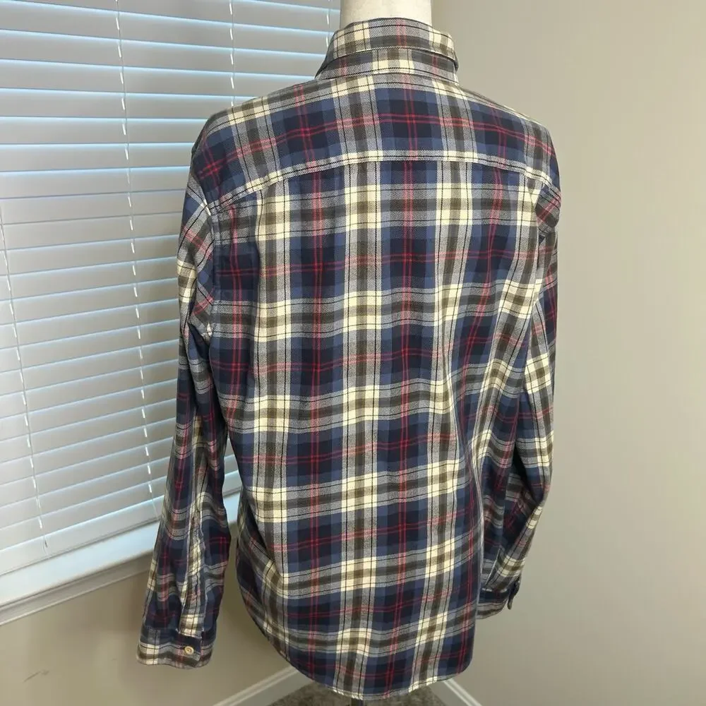 Abercrombie & Fitch Button-Down Size Large Slim 100% Cotton Casual